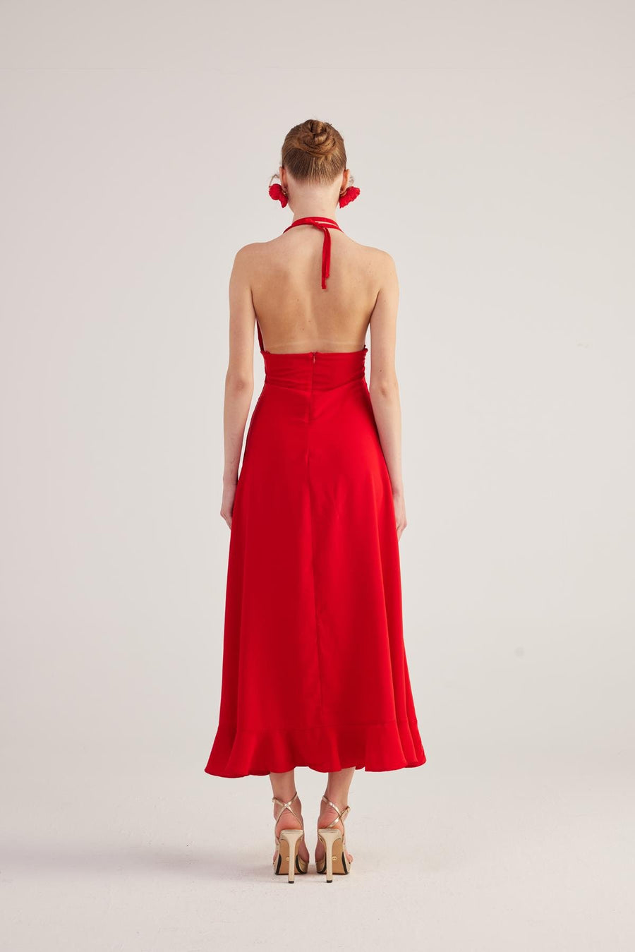 Singa Dress Red