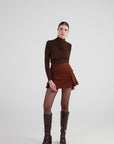 Elena Shorts Skirt Brown