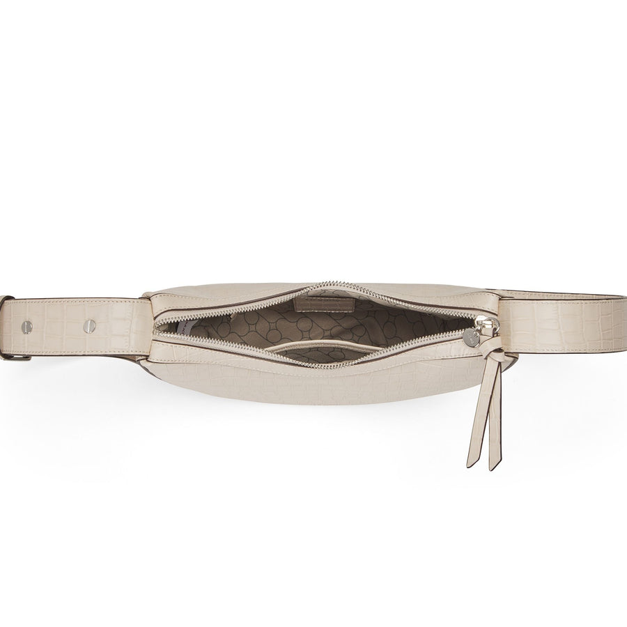 Oryany Rookie Croco Crossbody Medium Handbags Cream 