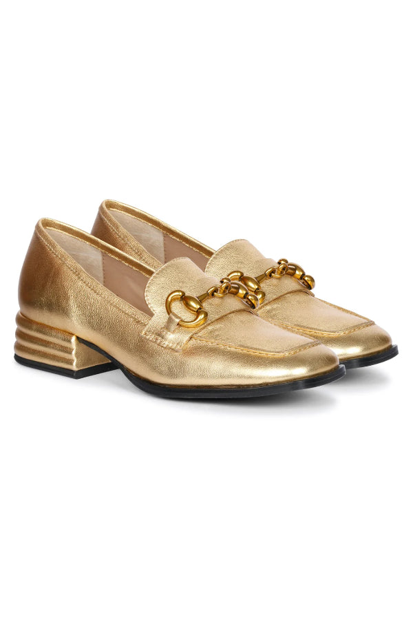 Saint G - Jacqueline Metallic - Loafers - Gold