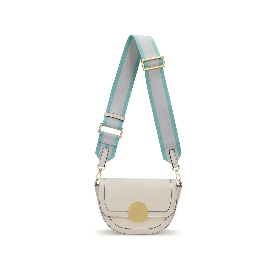 Oryany Lottie Suede Small Crossbody Vintage Cream 