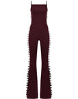 Khela The Label Provocatrix Jumpsuit in Merlot   - Porterist 5