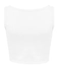 Free Heaven Rib Crop Tank Top - Blanc De Blanc