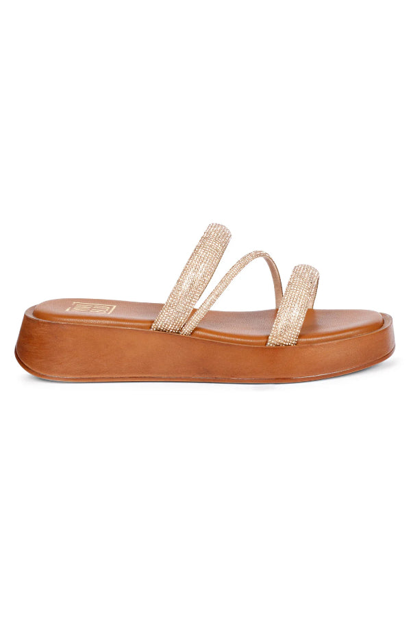 Vivi Blu - Ren Flats Footwear - Champagne