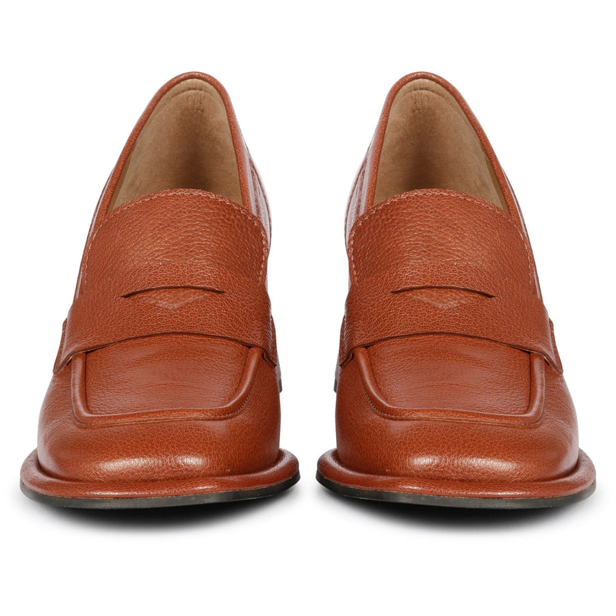 Saint G Viviana Heel Loafers Cuoio 