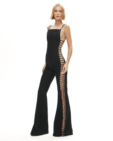 Khela The Label Provocatrix Jumpsuit in Black   - Porterist 1