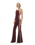 Khela The Label Provocatrix Jumpsuit in Merlot   - Porterist 3