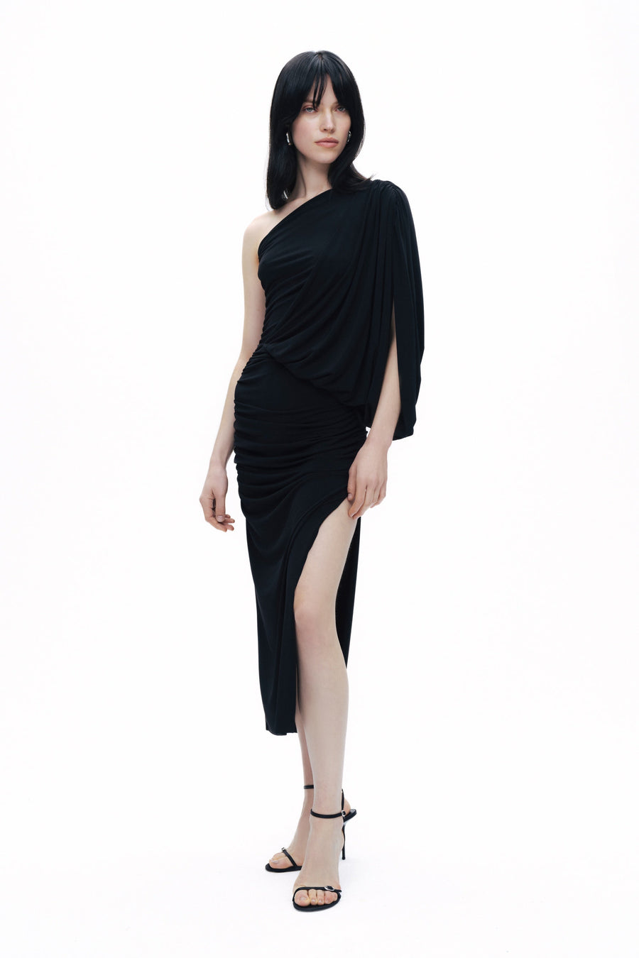 Black Halter Neck Maxi Dress