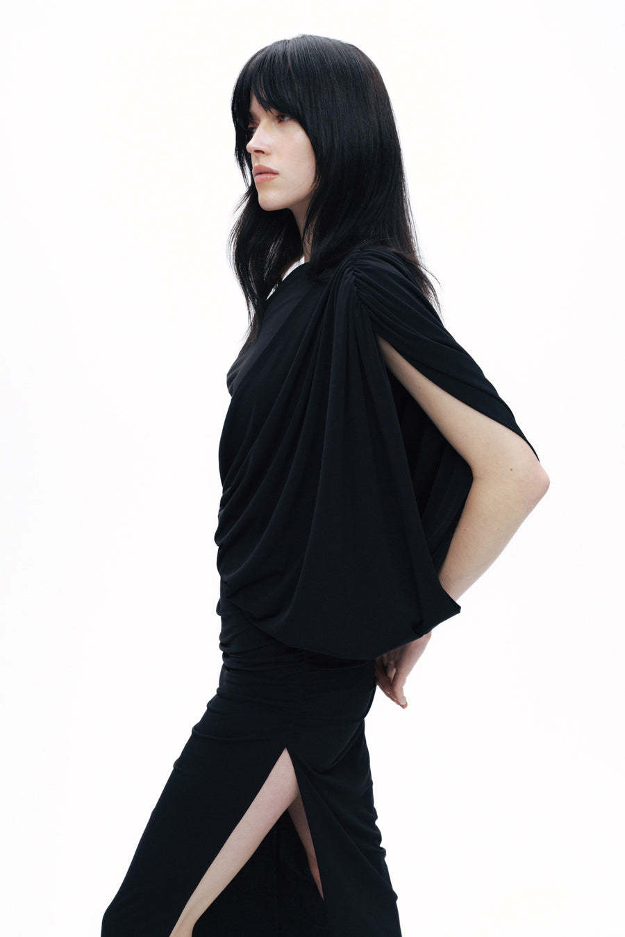 Black Halter Neck Maxi Dress