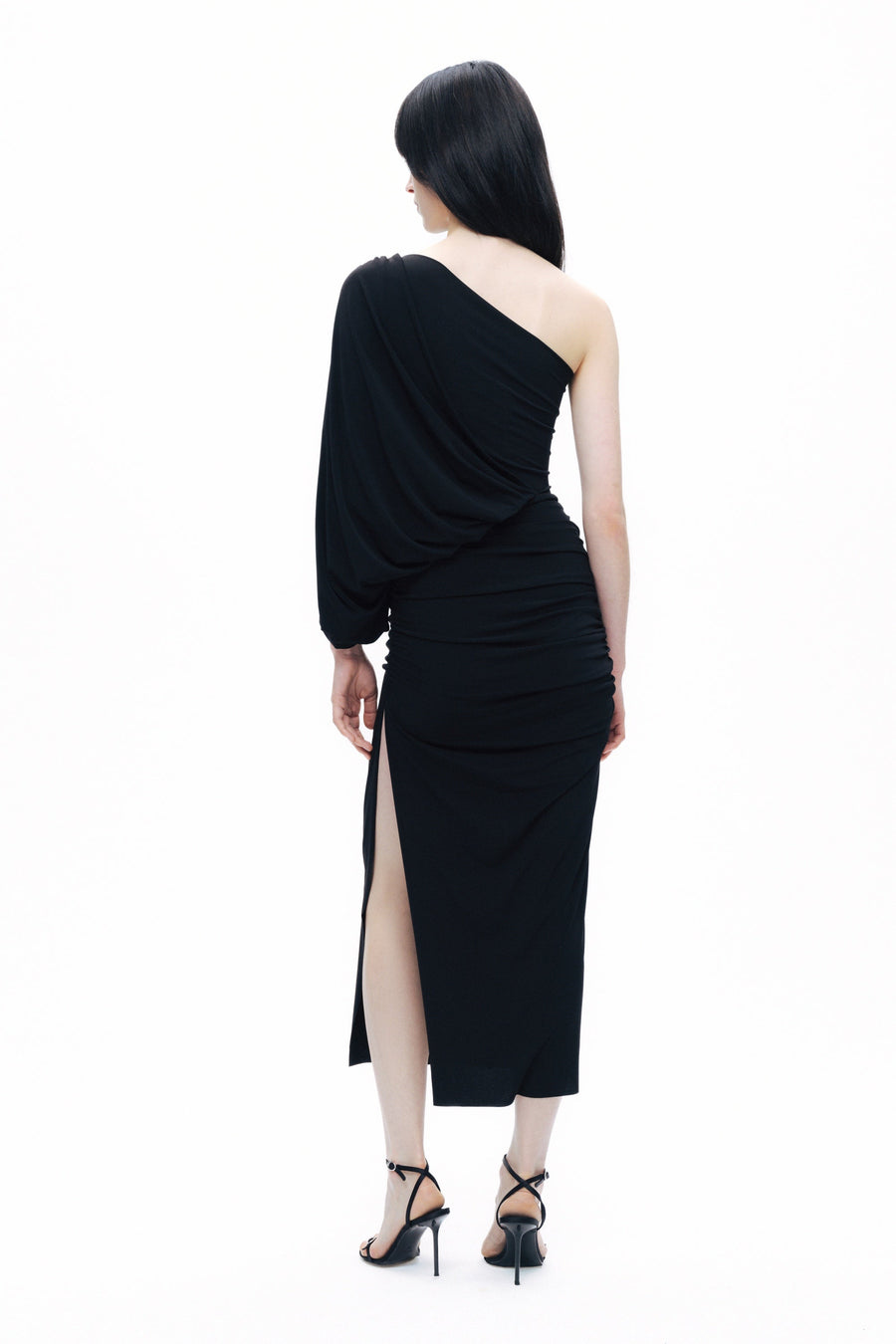 Black Halter Neck Maxi Dress