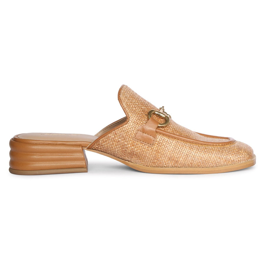 Future Brands Group Beige Izaara Heeled Mule  - Porterist 2