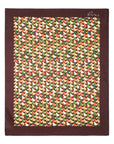 Multi Pattern Scarf - Brown