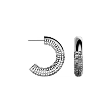 1.0’ Luki Silver Ring Earrings | Porterist