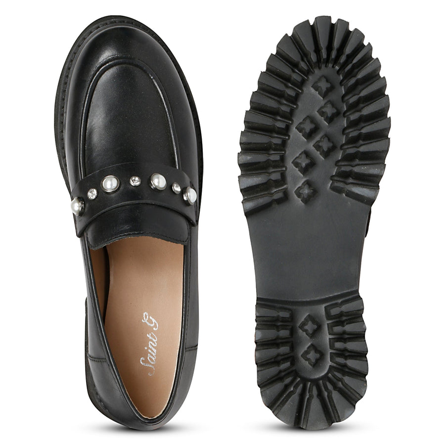 Saint G Fern Loafers Black 