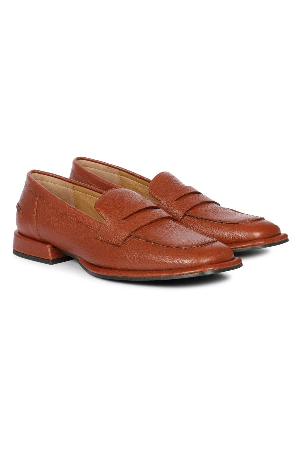 Saint G Carla - Flat Loafers - Cuoio