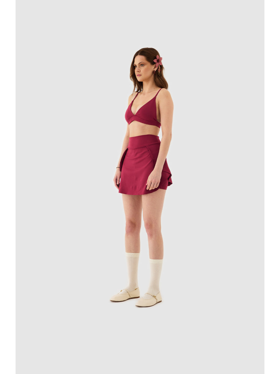 Merlot Tennis Skirt   - Porterist 3