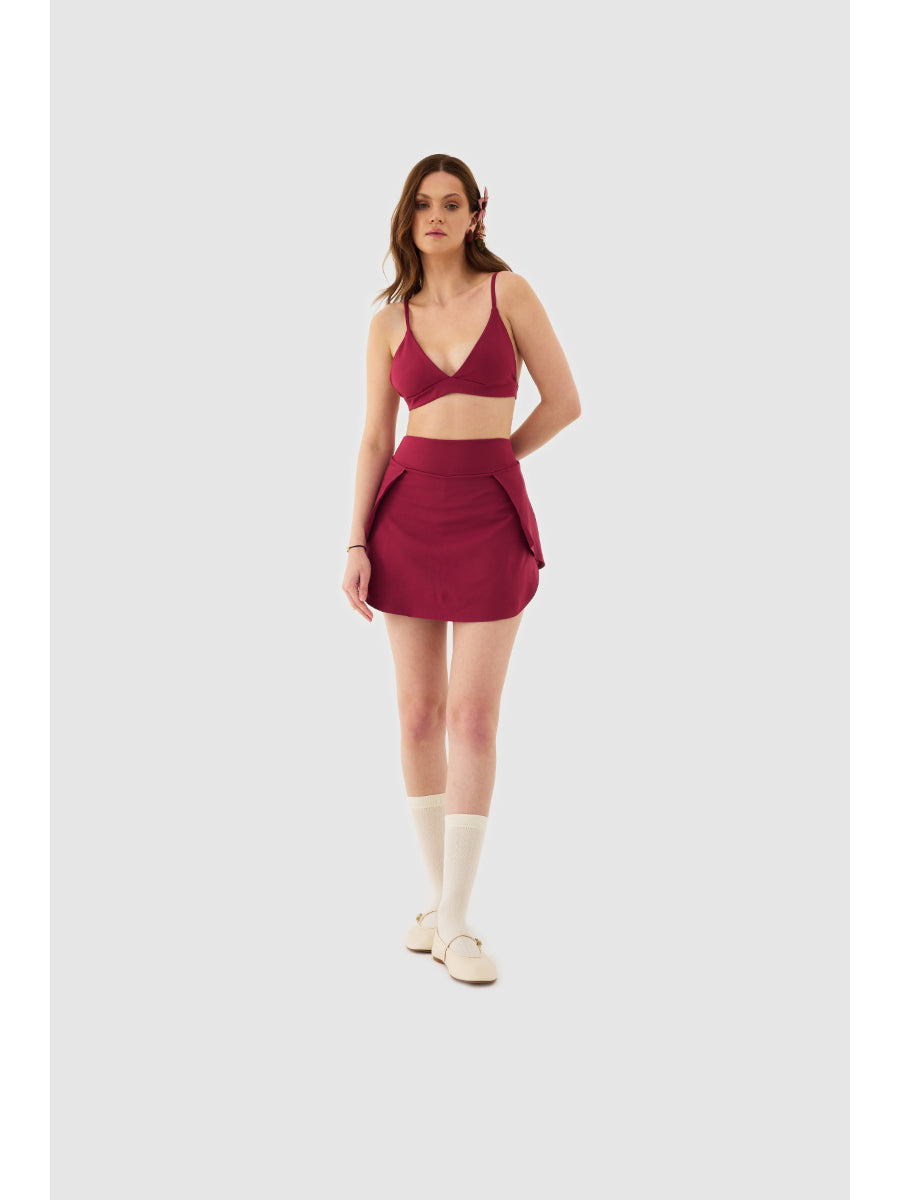 Merlot Tennis Skirt   - Porterist 1