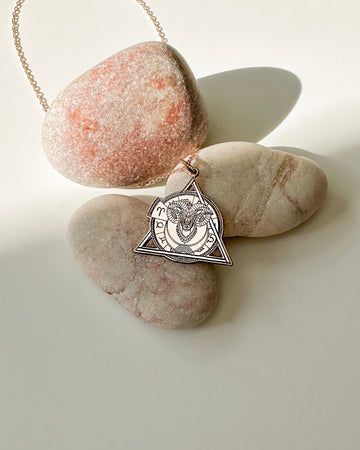 Aries Fire Element Necklace - Silver - Porterist 1