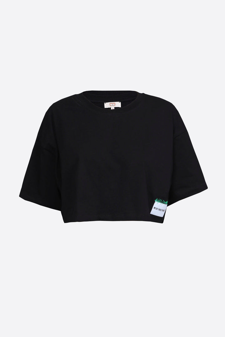 Black Weekend Crop T Shirt Fınal Item - Porterist 1