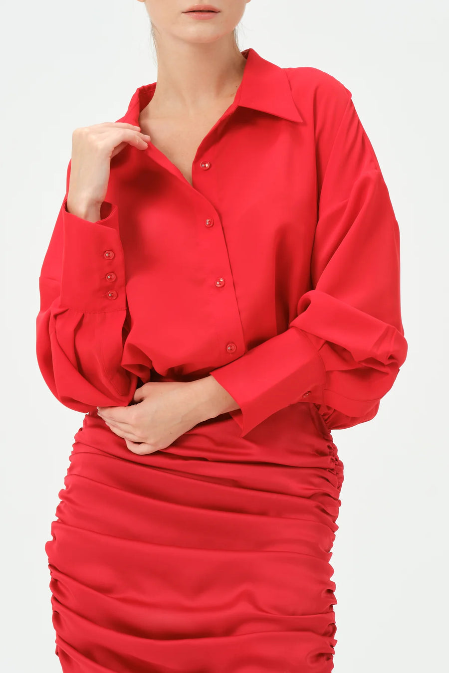Caroline Dress Red Fınal Item - Porterist 5