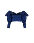 Balloon Sleeve Crop Top | Porterist