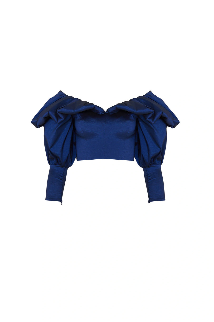 Balloon Sleeve Crop Top | Porterist