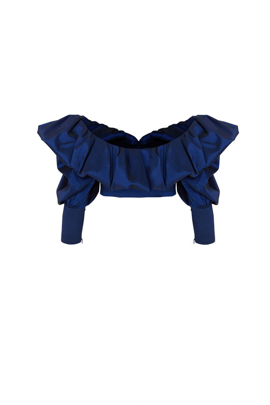 Balloon Sleeve Crop Top | Porterist