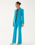 Turquoise Slim Fit Jacket | Porterist