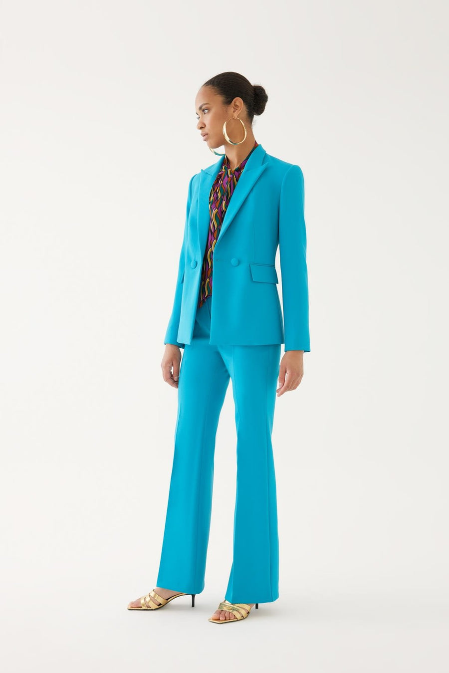 Turquoise Slim Fit Jacket | Porterist