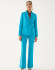 Turquoise Slim Fit Jacket | Porterist