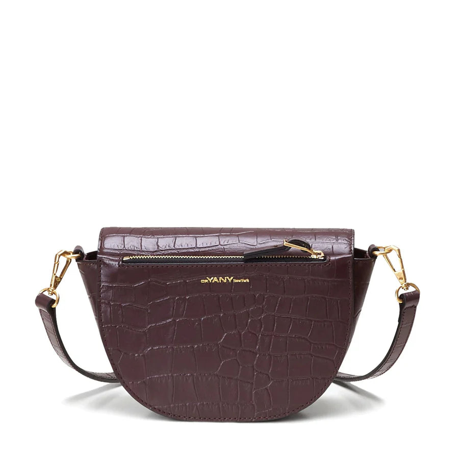 Oryany Lottie Croco Crossbody Small Handbags Brown 