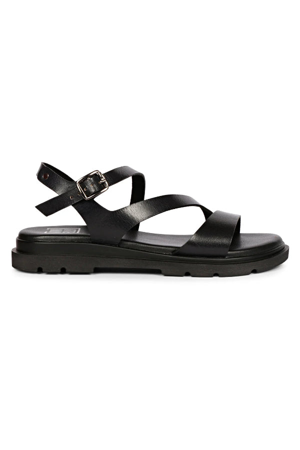 Vivi Blu - Kamla Flats Footwear - Black