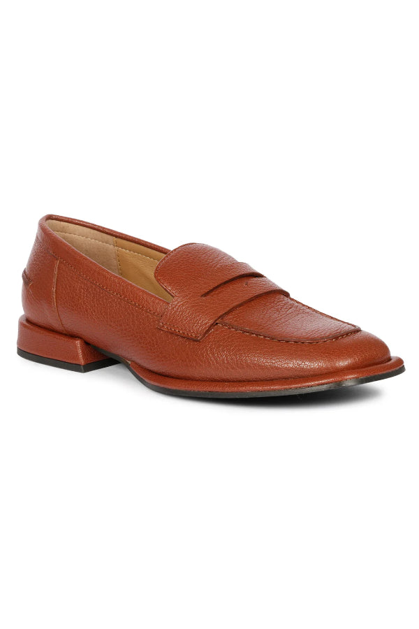 Saint G Carla - Flat Loafers - Cuoio