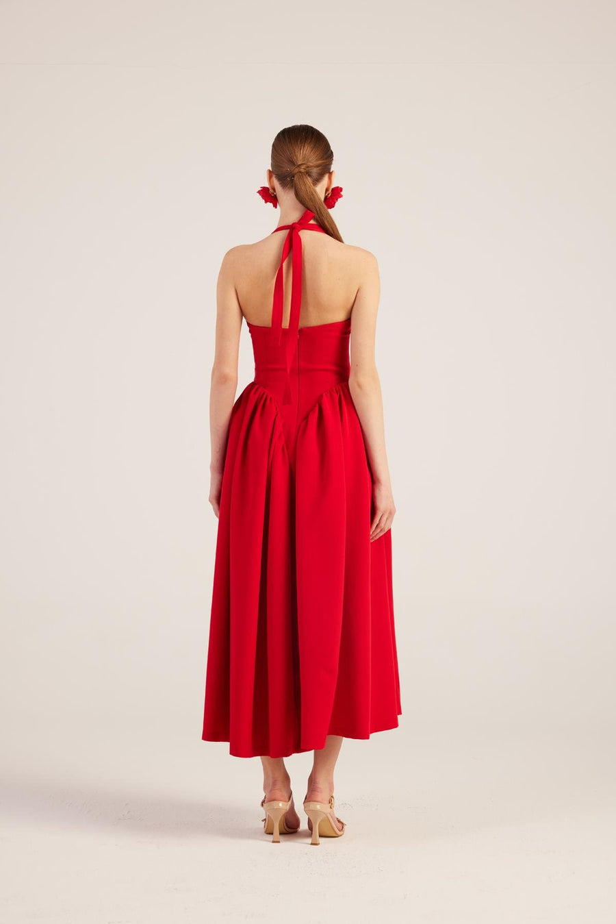 Ophelia Dress Red - Porterist 5