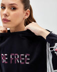 Slogan Sweatshirt Black