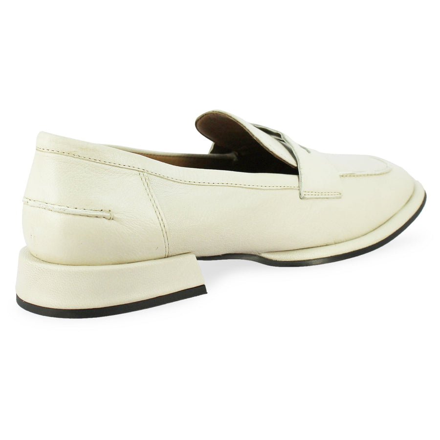 Saint G Carla Flat Loafers Off White 