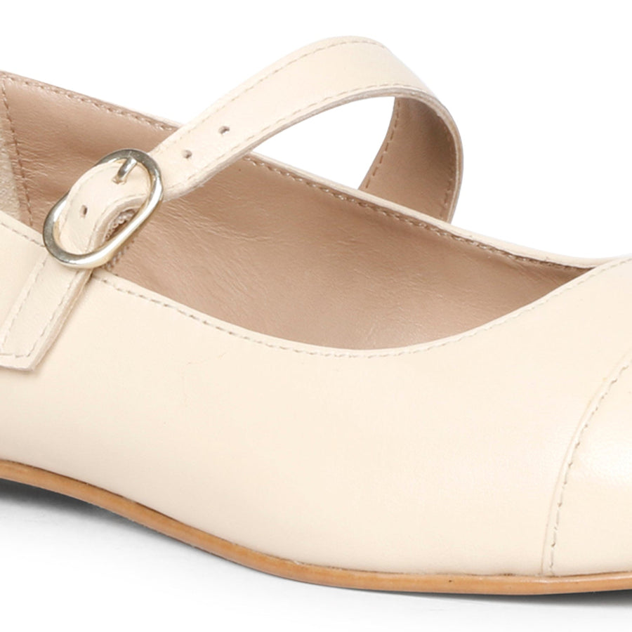 Saint G Garlen Flat Ballerinas Footwear Macadamia 