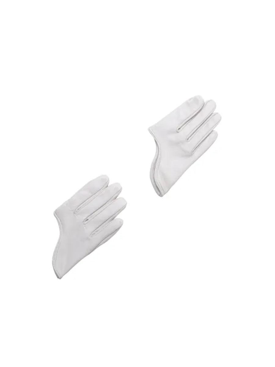 Cream Marseille Leather Gloves