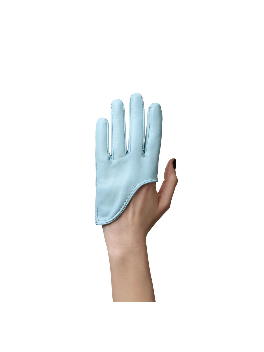 Baby Blue Marseille Leather Gloves