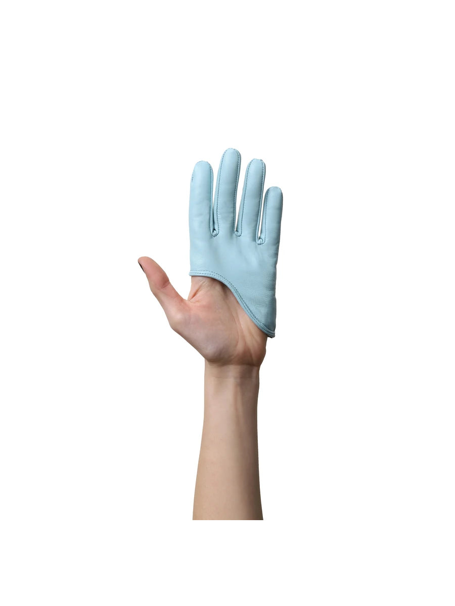 Baby Blue Marseille Leather Gloves