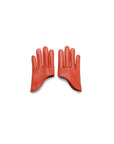 Orange Marseille Leather Gloves