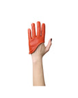 Orange Marseille Leather Gloves