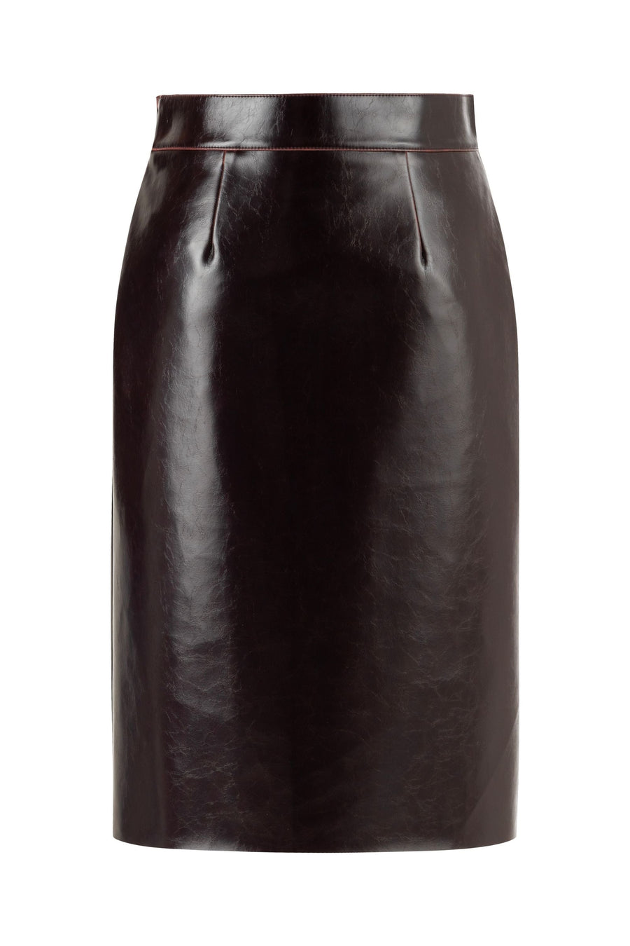 Faux Leather Pencil Skirt