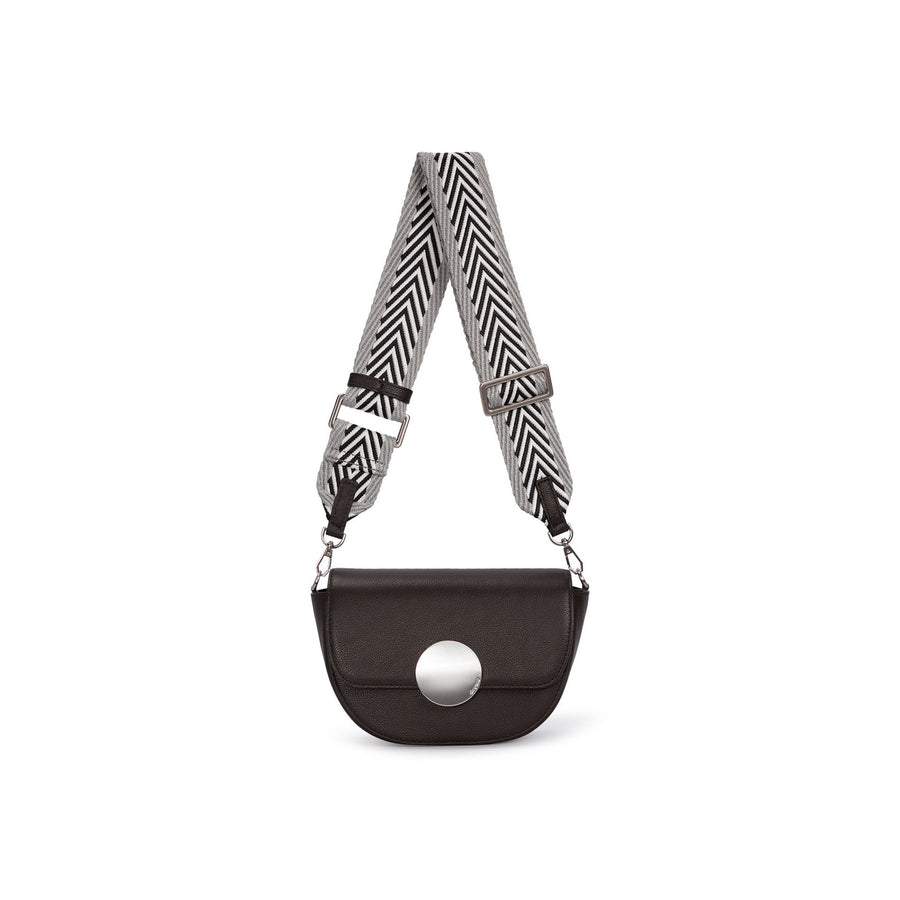 Oryany Lottie Saddle Crossbody Small Handbags Dark Chocolate 
