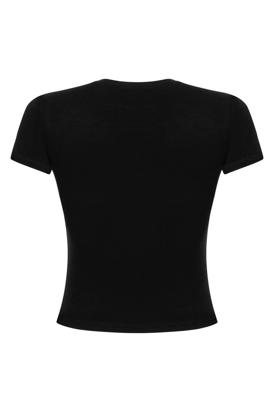 Slim Fit Black T Shirt  - Porterist 1