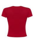 Slim Fit Burgundy T Shirt  - Porterist 2