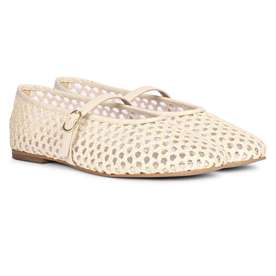 Future Brands Group Beige Dia Ballerina  - Porterist 1