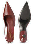 Saint G Cynara Kitten Heels Footwear Merlot 