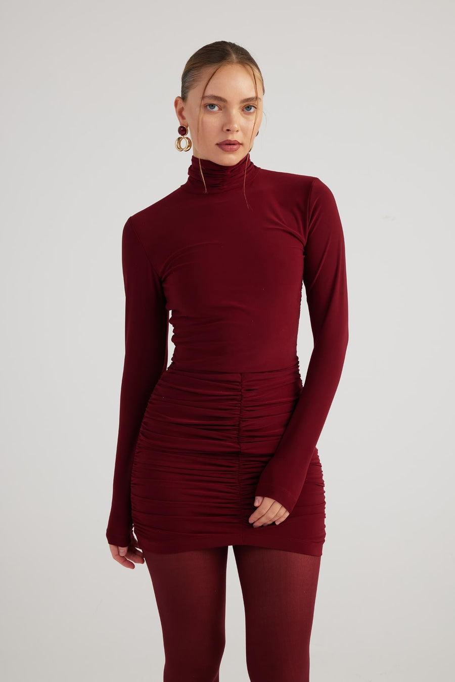 Tami Dress Burgundy