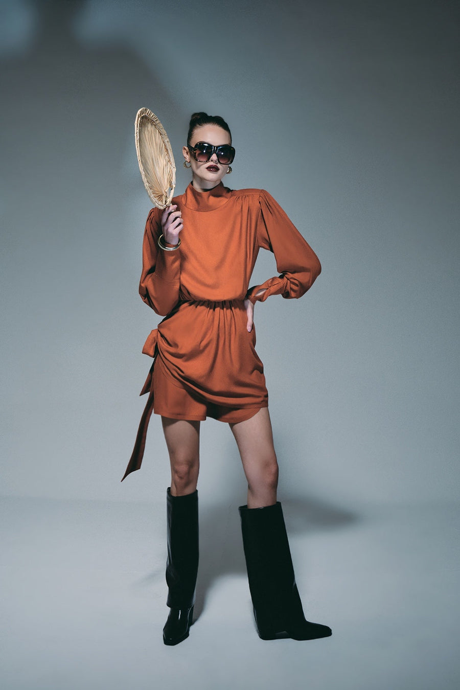 Elle Orange Mini Dress Fınal Item - Porterist 5